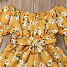 Load image into Gallery viewer, Long-Sleeve Baby Floral Romper - Baby One Baby Two