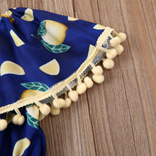 Load image into Gallery viewer, Tassel off-the-shoulder bodysuit and matching headband - Baby One Baby Two