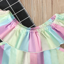 Load image into Gallery viewer, Baby and Toddler Rainbow 2-piece set.