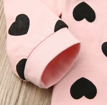Load image into Gallery viewer, In Love with Pink 2-piece Sweatshirt with pants - Baby One Baby Two