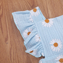 Load image into Gallery viewer, Daisy cotton linen romper - Baby One Baby Two