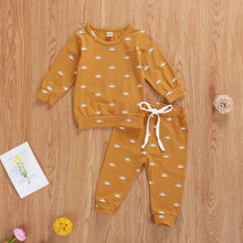 Load image into Gallery viewer, You Are My Sunshine 2-piece Pullover Sweatshirt with Sweatpants - Baby One Baby Two