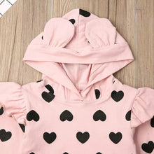 Load image into Gallery viewer, In Love with Pink 2-piece Sweatshirt with pants - Baby One Baby Two