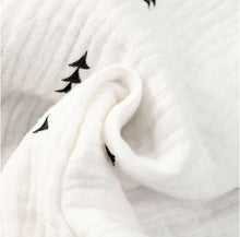Load image into Gallery viewer, BABY ONE BABY TWO Unisex Baby Linen and Cotton Print Romper.