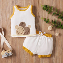 Load image into Gallery viewer, 2 piece summer shirt sleeve with shorts - Baby One Baby Two