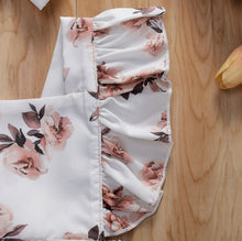 Load image into Gallery viewer, BABY ONE BABY TWO Baby and Toddler Girl Simply Floral 2-piece Romper Set.