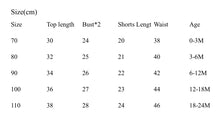 Load image into Gallery viewer, 2 piece summer shirt sleeve with shorts - Baby One Baby Two