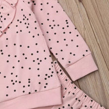Load image into Gallery viewer, Pink Ruffle 2-piece Lightweight Sweatshirt and Sweatpants - Baby One Baby Two