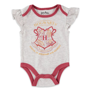 WARNER BROS-HARRY POTTER Baby Girl Hogwarts Bodysuit & Leggings Set with  Matching Headband - Baby One Baby Two