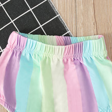 Load image into Gallery viewer, Baby and Toddler Rainbow 2-piece set.
