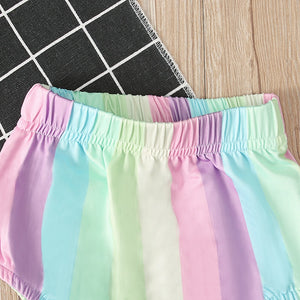 Baby and Toddler Rainbow 2-piece set.