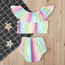 Load image into Gallery viewer, Baby and Toddler Rainbow 2-piece set.
