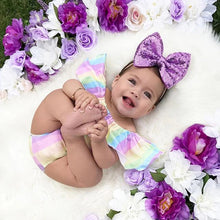 Load image into Gallery viewer, Baby and Toddler Rainbow 2-piece set.
