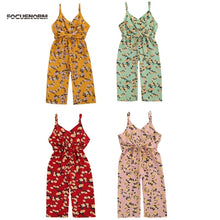 Load image into Gallery viewer, Toddler Floral Full-length Romper - Baby One Baby Two
