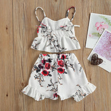 Load image into Gallery viewer, 2 piece floral ruffle high waist - Baby One Baby Two
