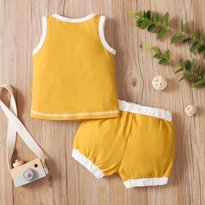 2 piece summer shirt sleeve with shorts - Baby One Baby Two