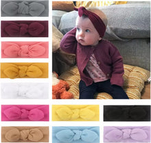 Load image into Gallery viewer, Baby and Toddler Girl Simple Bow Headband.
