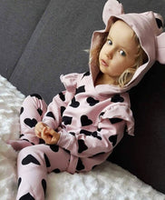 Load image into Gallery viewer, In Love with Pink 2-piece Sweatshirt with pants - Baby One Baby Two
