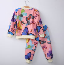 Load image into Gallery viewer, Fly Girl Butterfly Tracksuit - Baby One Baby Two
