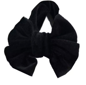 Baby and Toddler Girl Big Bow Velvet Headband.