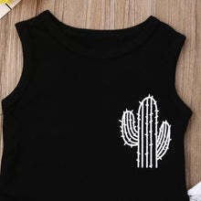 Load image into Gallery viewer, Cactus Inkblot Baby and Toddler Boy 2-piece Tank and Short Set.
