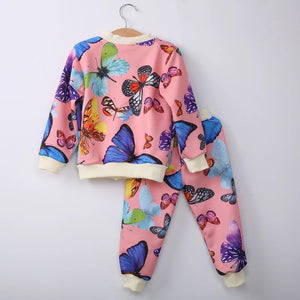 Fly Girl Butterfly Tracksuit - Baby One Baby Two