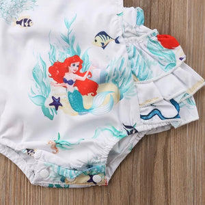 “Under the Sea” Mermaid Princess Romper - Baby One Baby Two