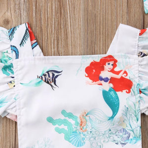 “Under the Sea” Mermaid Princess Romper - Baby One Baby Two