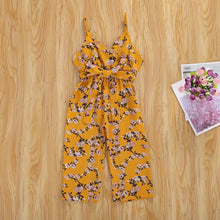 Load image into Gallery viewer, Toddler Floral Full-length Romper - Baby One Baby Two
