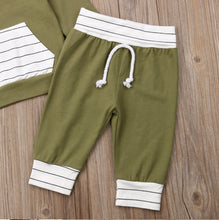 Load image into Gallery viewer, Striped Hoodie and Jogger set - Baby One Baby Two
