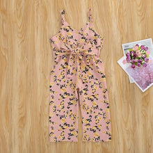 Load image into Gallery viewer, Toddler Floral Full-length Romper - Baby One Baby Two
