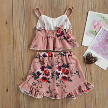 Load image into Gallery viewer, 2 piece floral ruffle high waist - Baby One Baby Two
