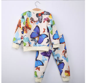 Fly Girl Butterfly Tracksuit - Baby One Baby Two