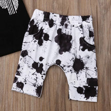 Load image into Gallery viewer, Cactus Inkblot Baby and Toddler Boy 2-piece Tank and Short Set.
