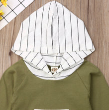 Load image into Gallery viewer, Striped Hoodie and Jogger set - Baby One Baby Two
