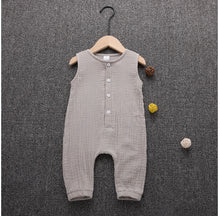 Load image into Gallery viewer, Lightweight button-down romper - Baby One Baby Two
