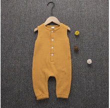 Load image into Gallery viewer, Lightweight button-down romper - Baby One Baby Two
