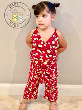 Load image into Gallery viewer, Toddler Floral Full-length Romper - Baby One Baby Two
