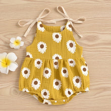 Load image into Gallery viewer, Darling Daisy Spaghetti-Strap Romper - Baby One Baby Two
