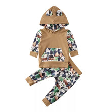 Load image into Gallery viewer, Lazy Panda 2-piece Hoodie with Pants set - Baby One Baby Two
