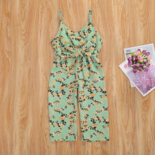 Load image into Gallery viewer, Toddler Floral Full-length Romper - Baby One Baby Two
