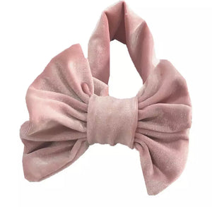 Baby and Toddler Girl Big Bow Velvet Headband.