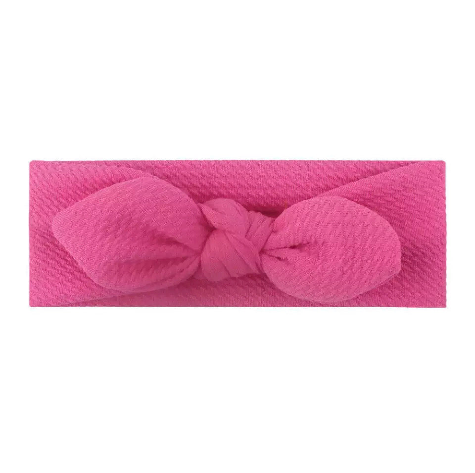 Baby and Toddler Girl Simple Bow Headband.