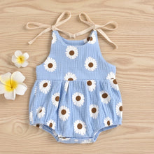 Load image into Gallery viewer, Darling Daisy Spaghetti-Strap Romper - Baby One Baby Two
